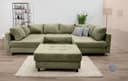 COLLECTION AB Wohnlandschaft Toni U-Form | Grün