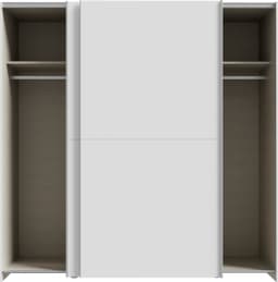 Forte Schwebetürenschrank | Weiß