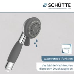 Schütte VITAL Handbrause | Silber