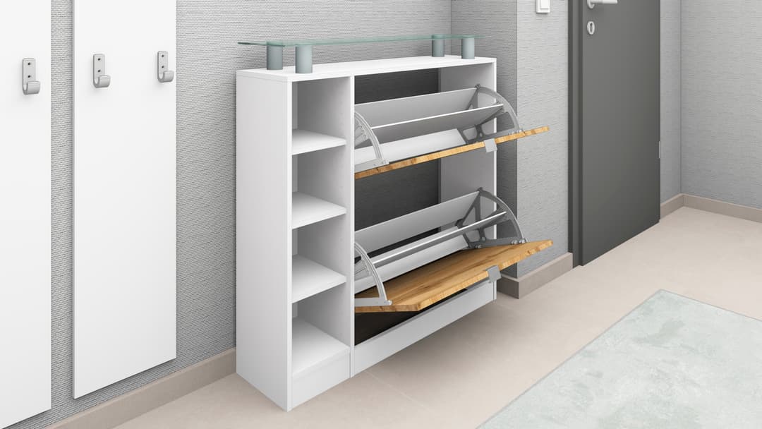 borchardt Möbel Schuhschrank Dolly | Holztöne
