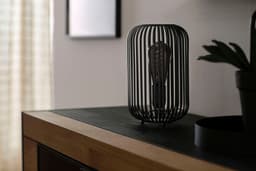 SCHÖNER WOHNEN-Kollektion Tischleuchte Cage | Schwarz