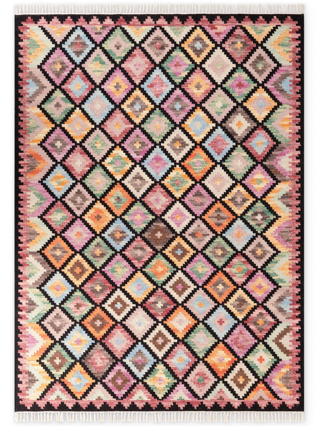 HANSE Home Teppich Kelim Zara | Mehrfarbig