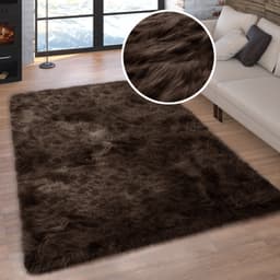 OTTO home Hochflor-Teppich Valeria | Braun