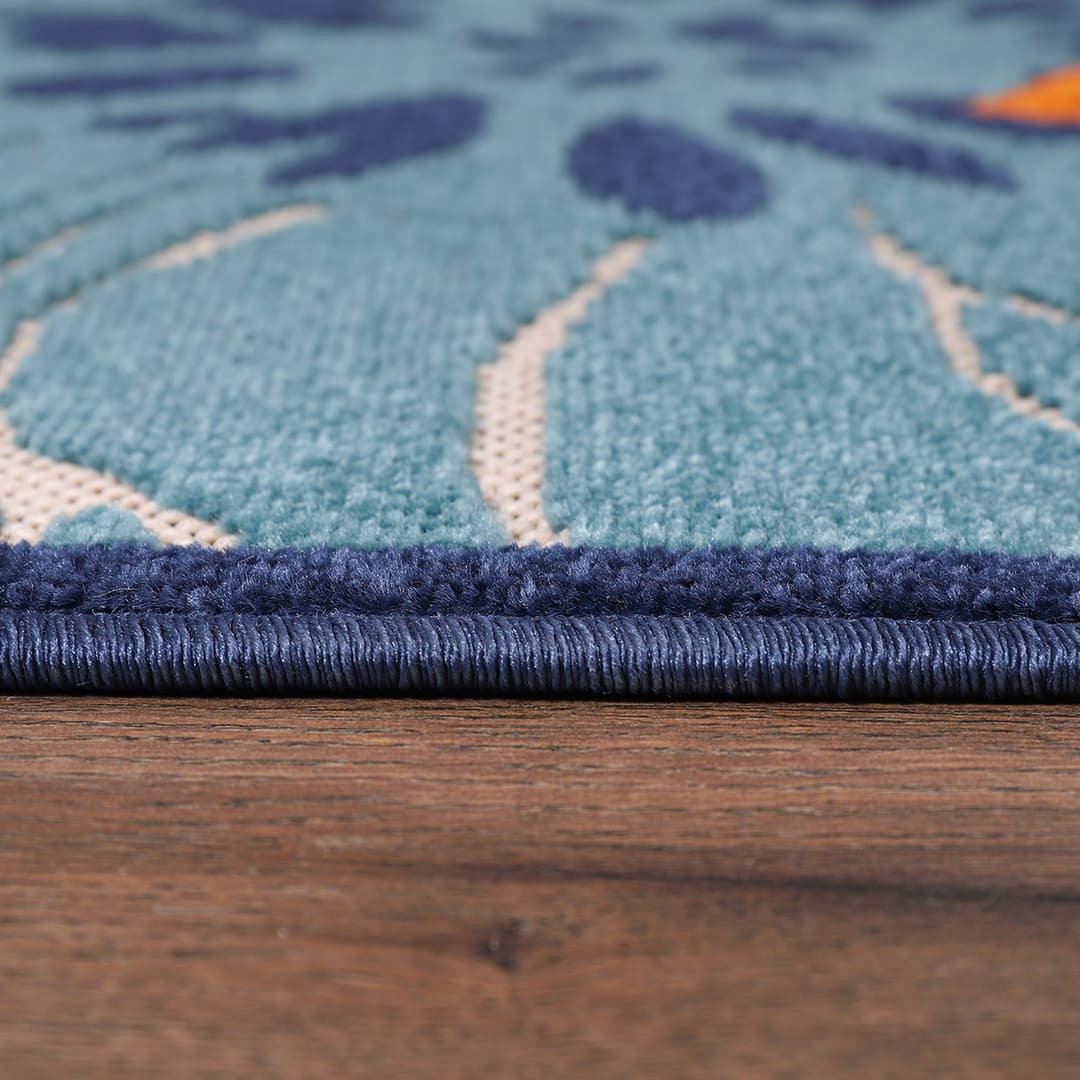 Sanat Teppich Floral 2 Outdoor | Mehrfarbig