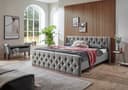 ATLANTIC home collection Polsterbett TAMINA | Grau