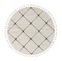 Myflair Möbel & Accessoires Hochflor-Teppich Moroccan Square | Weiß 2