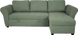 Trends by HG Ecksofa Lasse L-Form | Grün