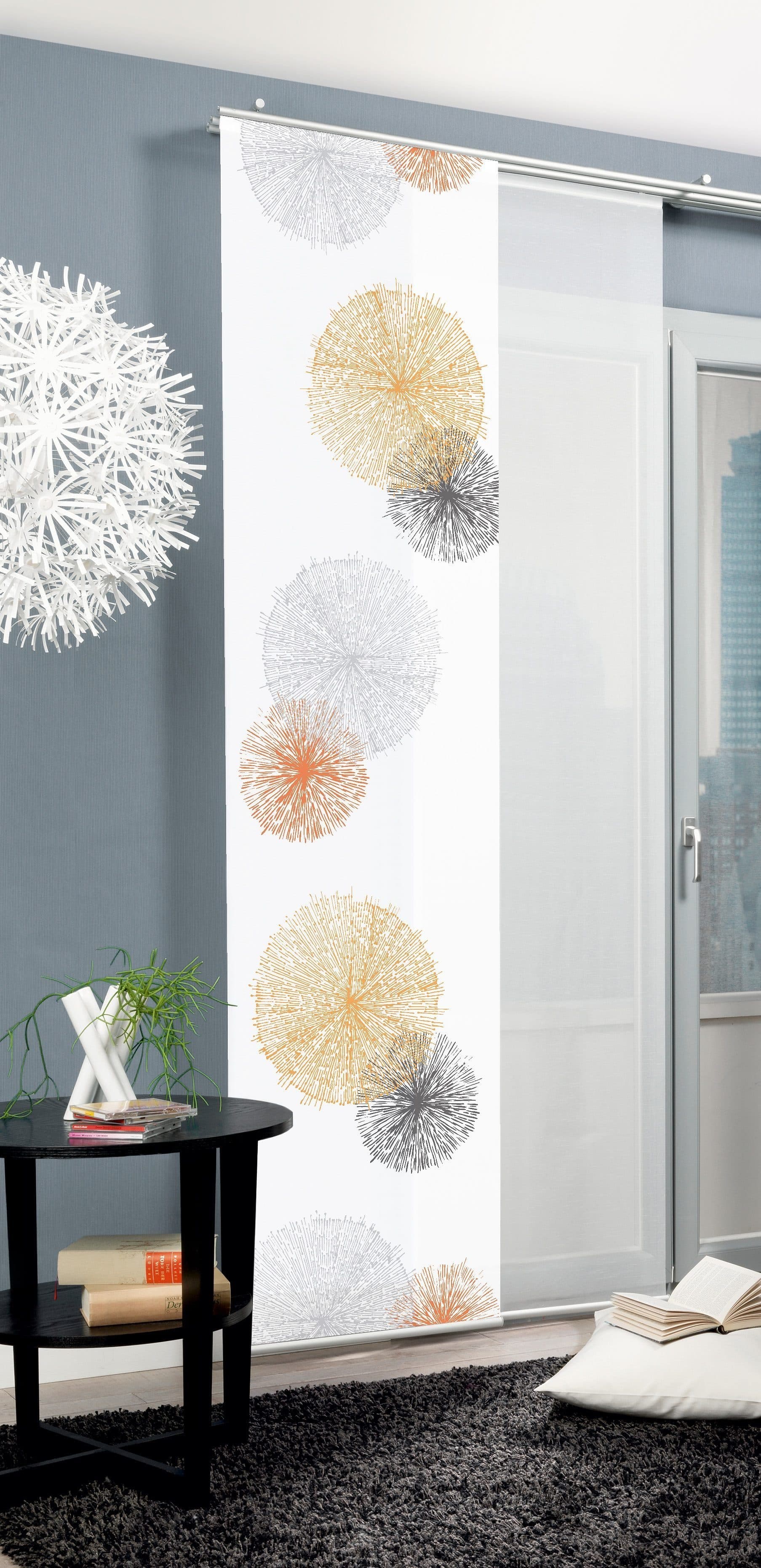 HOME WOHNIDEEN Schiebegardine RAWLINS | Orange