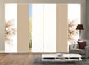 HOME WOHNIDEEN Schiebegardine KESSI 6er SET | Beige
