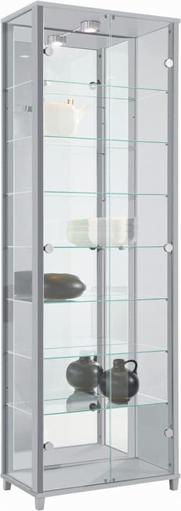 fif möbel Vitrine OPTIMA | Silber