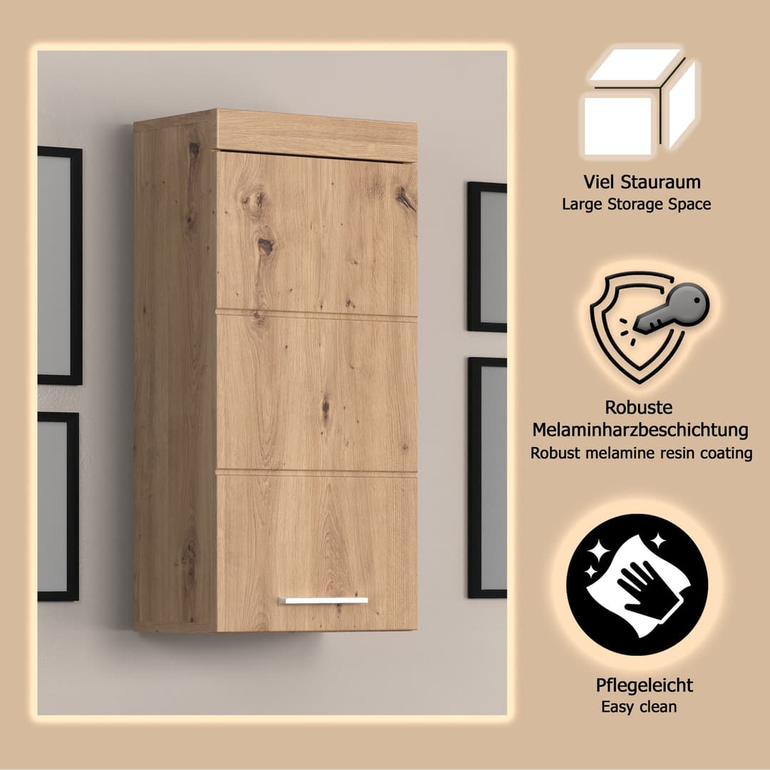 welltime Hängeschrank Avena | Holztöne