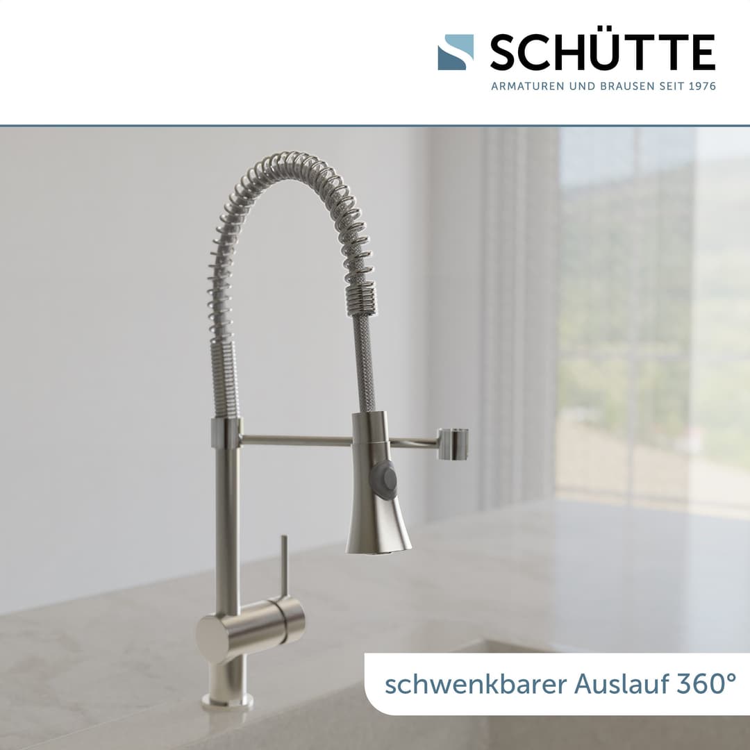 Schütte Spültischarmatur Cornwall | Silber