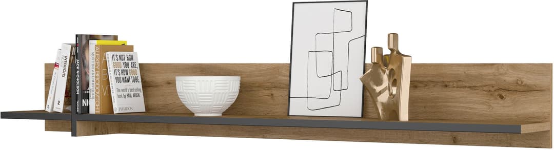 OTTO home Wandboard Cross 180 cm | Holztöne