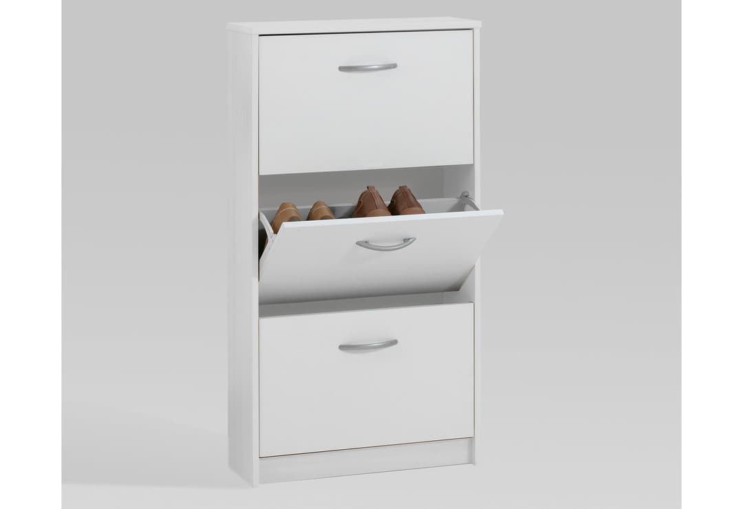 FMD Schuhschrank Step 3 | Weiß
