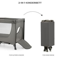 Kinderkraft JOY 2 Reisebett | Grau