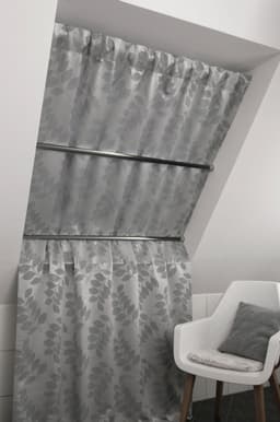 GARDINIA Scheibenstange Spannstange | Silber