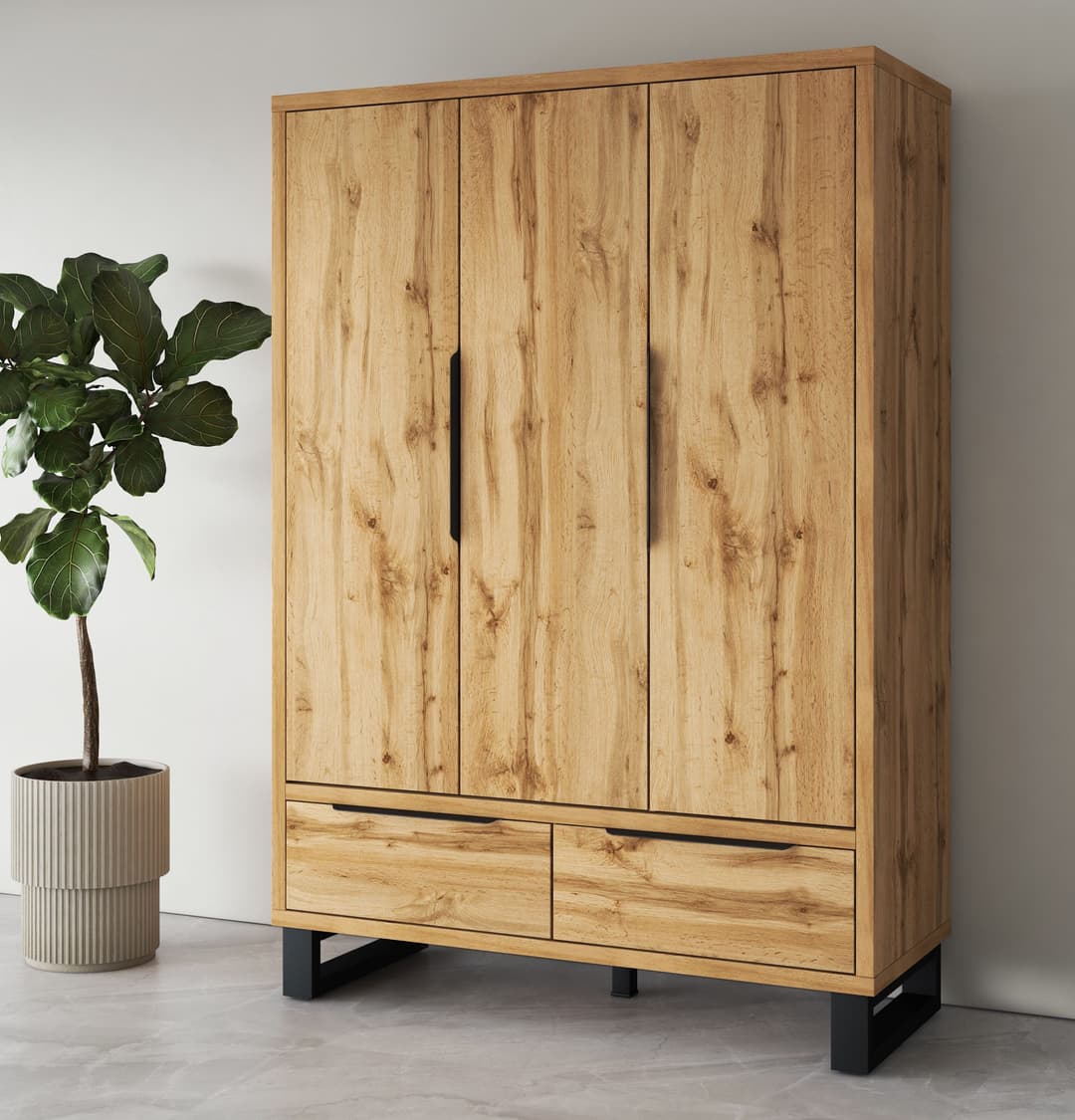 Home affaire Kleiderschrank Bronne | Holztöne