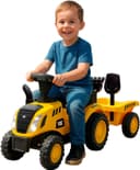 Jamara Rutscher Caterpillar Traktor mit Anhänger 2in1 | Gelb 5