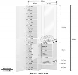 Home affaire Garderoben-Set Kompakt | Weiß