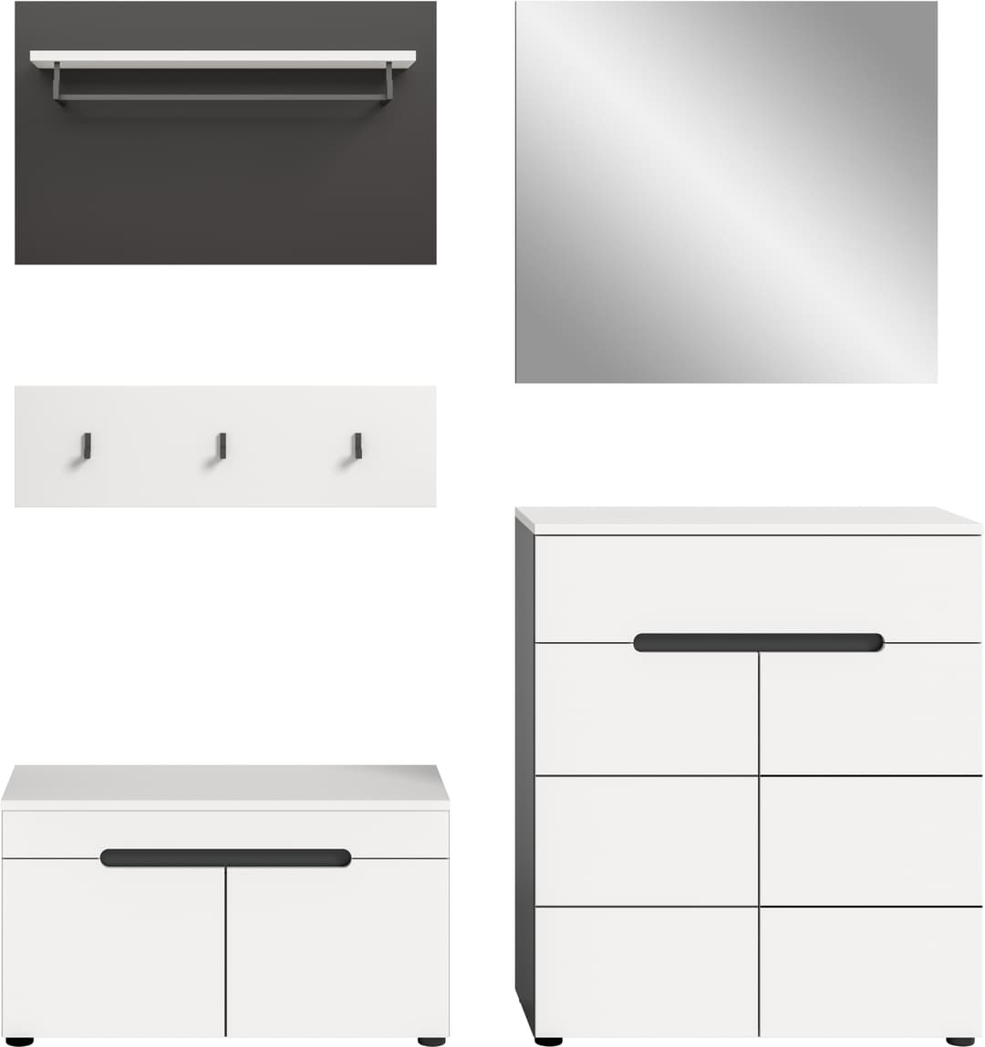 Home affaire Garderoben-Set REHAT | Mehrfarbig