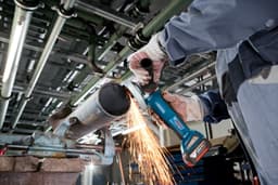 Bosch Professional Akku-Winkelschleifer GWS 18V-10 P | Blau