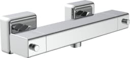 Schütte Duscharmatur Signo mit Thermostat | Silber