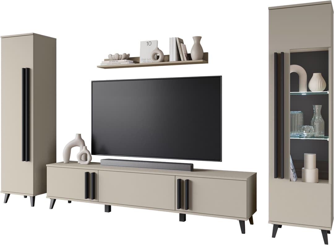 Home affaire Wohnwand Helsinki | Braun