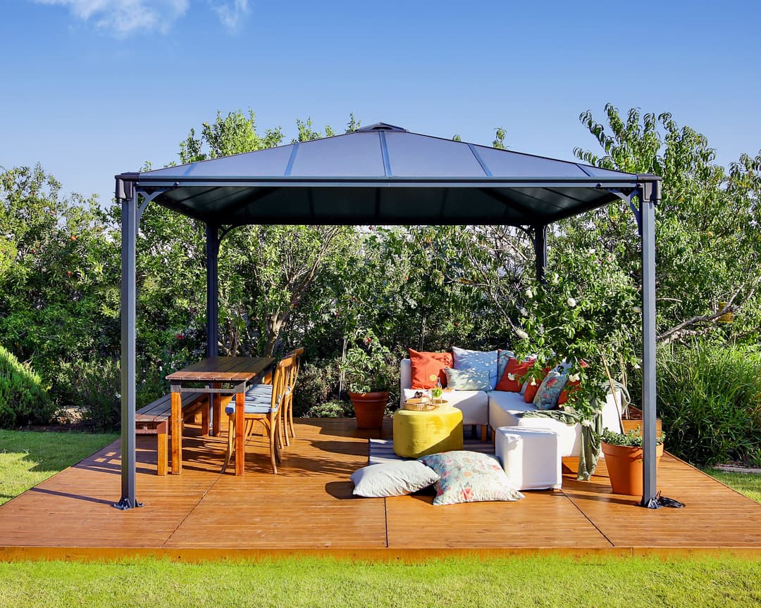 Palram - Canopia Pavillon Palermo 3600 | Grau
