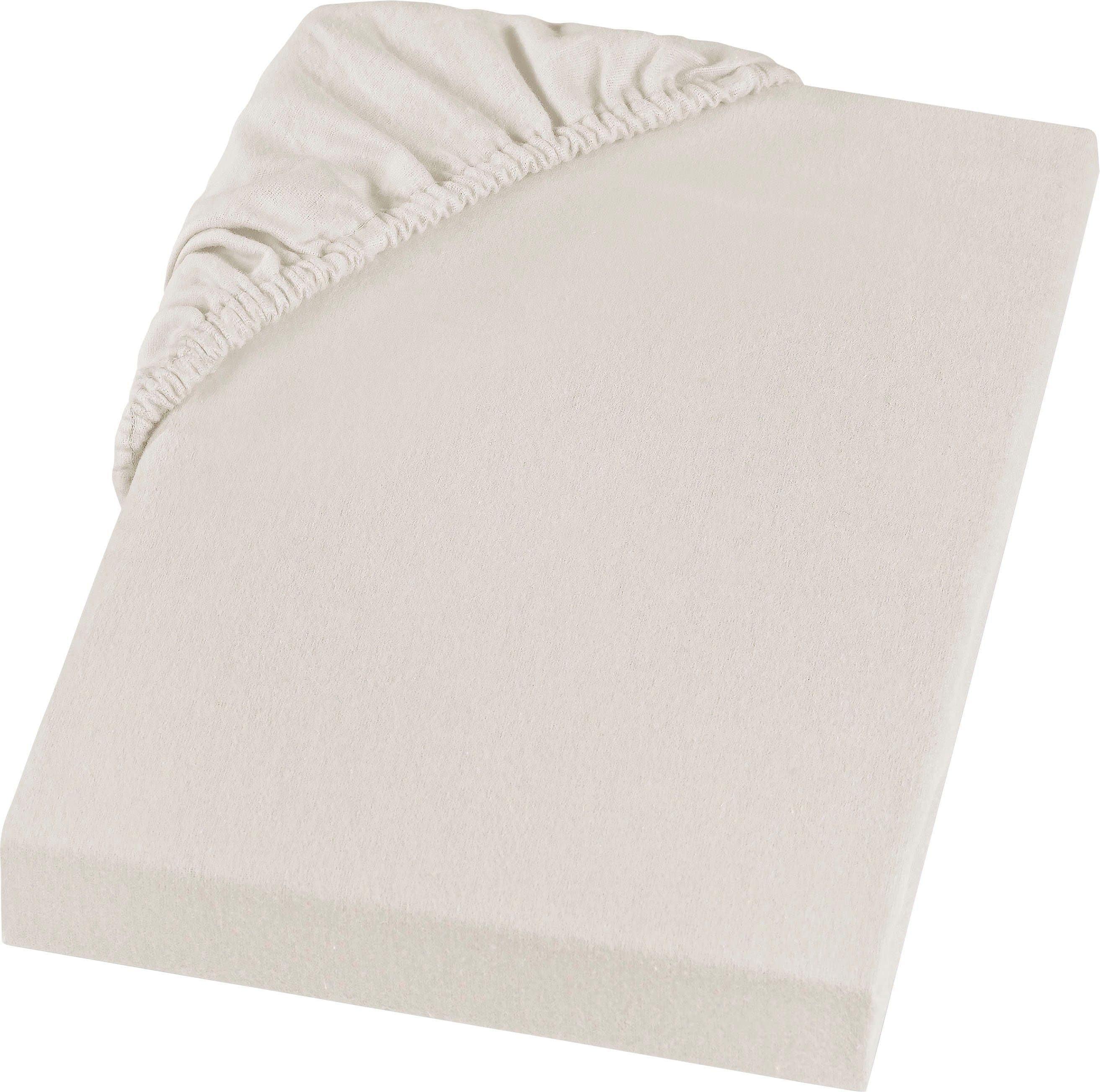 SETEX Spannbettlaken Feinbiber | Beige