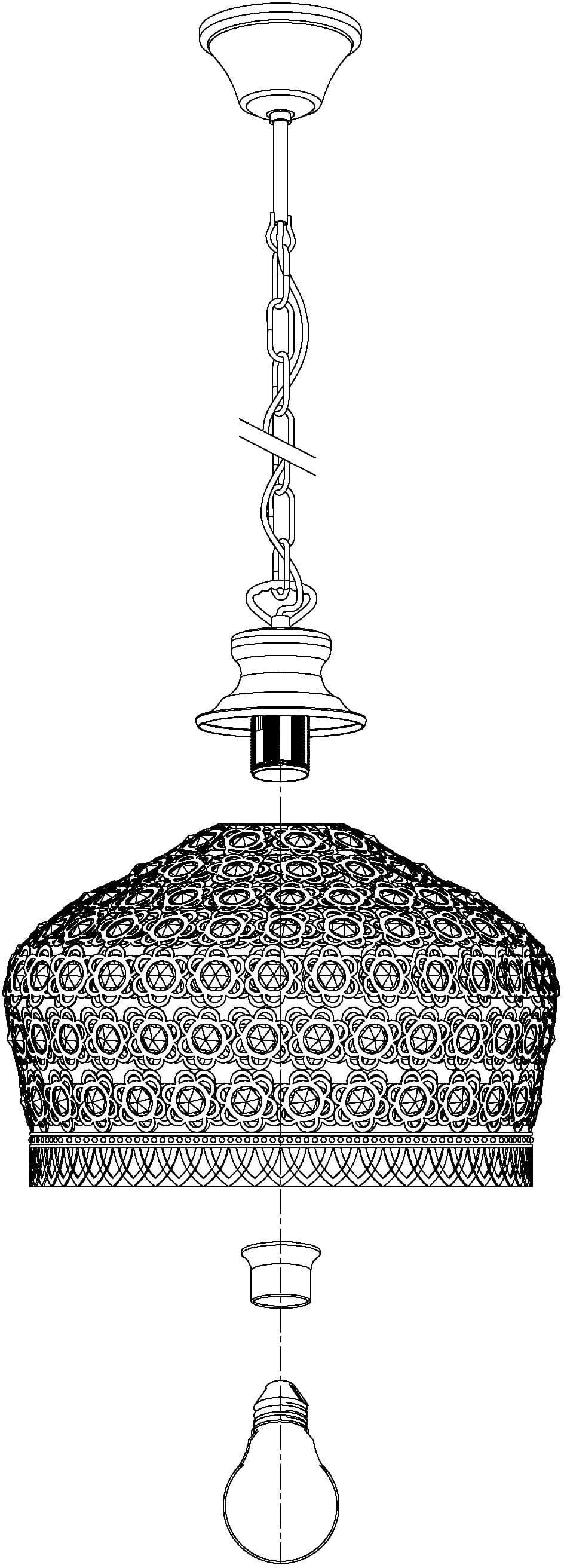 EGLO Hängeleuchte JADIDA | Mehrfarbig