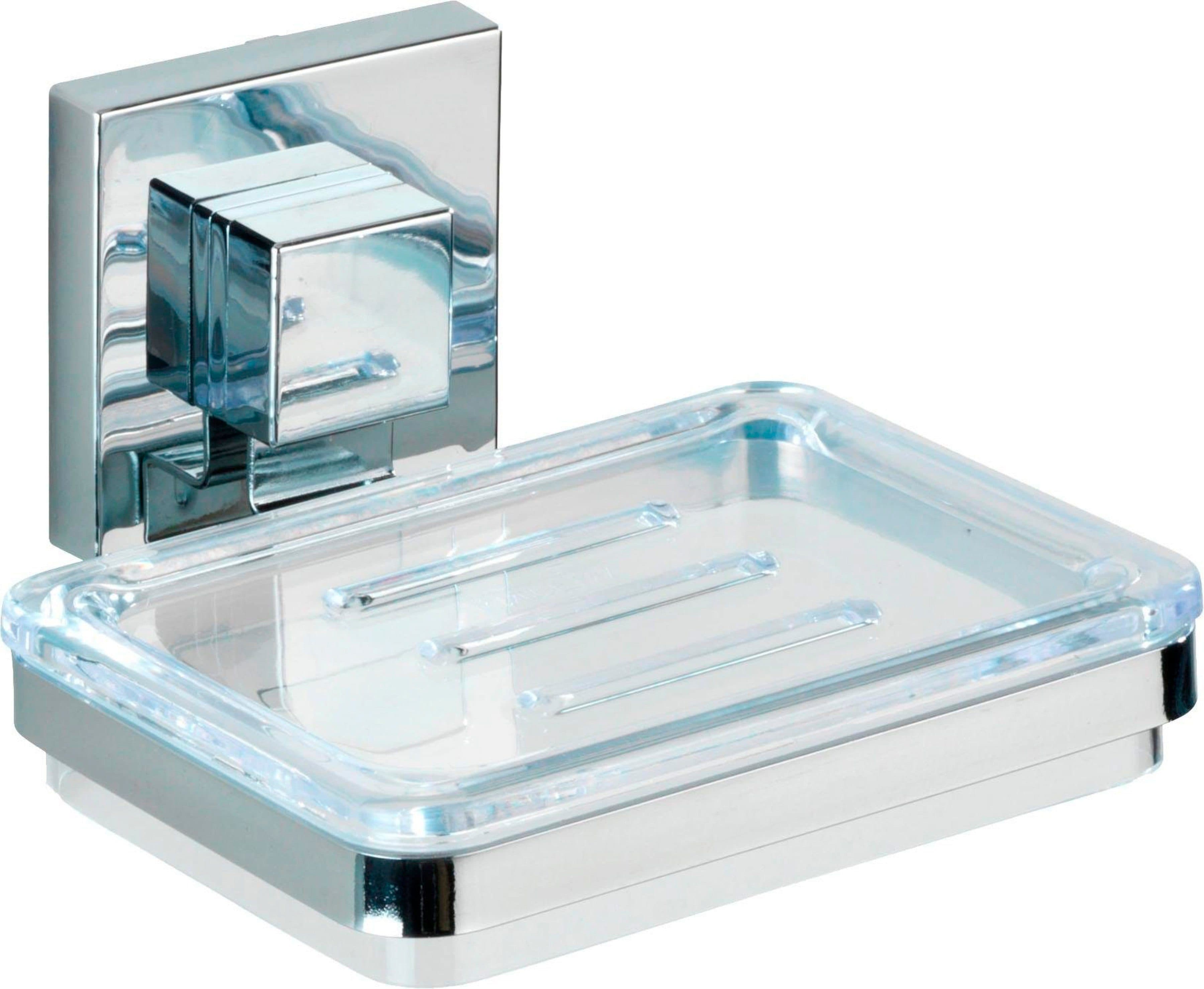 WENKO Seifenhalter Quadro | Silber