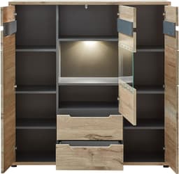 Innostyle Highboard BELLANO | Holztöne