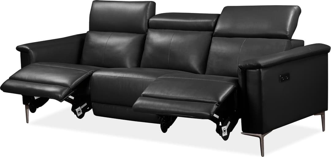 OTTO home 3-Sitzer LUND | Schwarz