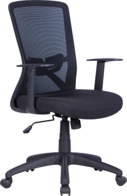 byLIVING Bürostuhl Long | Schwarz
