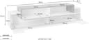 Home affaire Lowboard Coro | Weiß 5