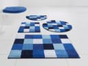 Grund Badematte Mosaik | Blau