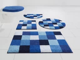 Grund Badematte Mosaik | Blau