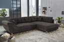 Jockenhöfer Gruppe Ecksofa Siena | Grau
