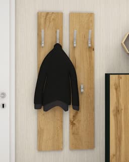 borchardt Möbel Garderobenpaneel Vaasa (2 St) | Holztöne