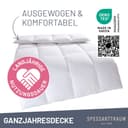 SPESSARTTRAUM Gänsedaunenbettdecke Premium**** | Weiß 2