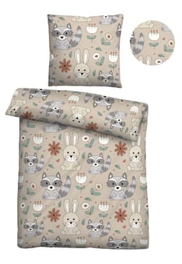 Biberna Kinderbettwäsche 0007245 | Beige