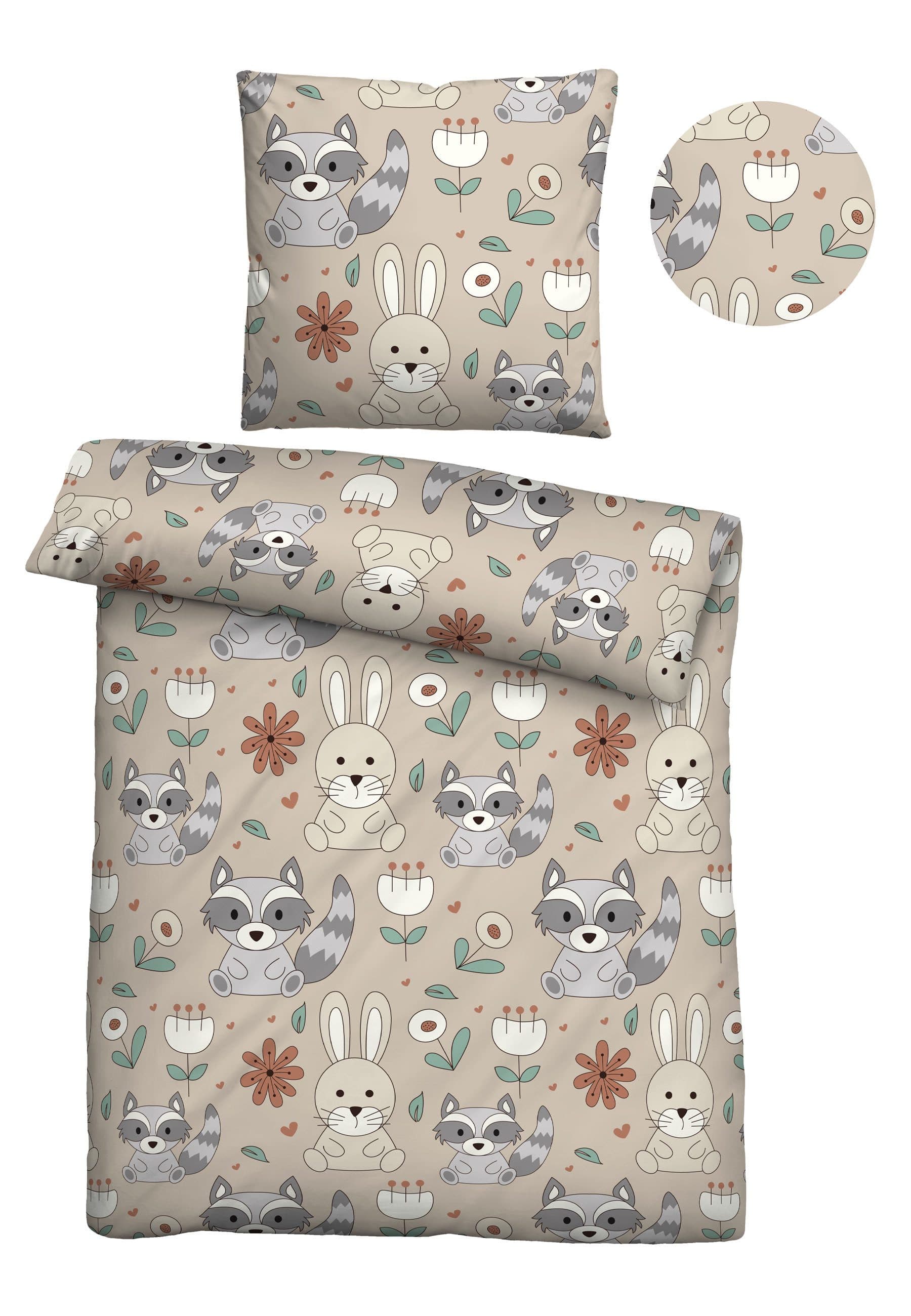 Biberna Kinderbettwäsche 0007245 | Beige