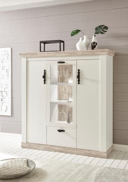 Home affaire Highboard Florenz | Weiß