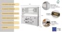 OTTO home Buffetschrank Rügen | Weiß 3