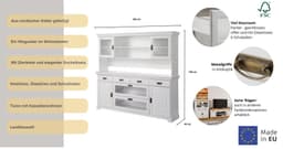 OTTO home Buffetschrank Rügen | Weiß