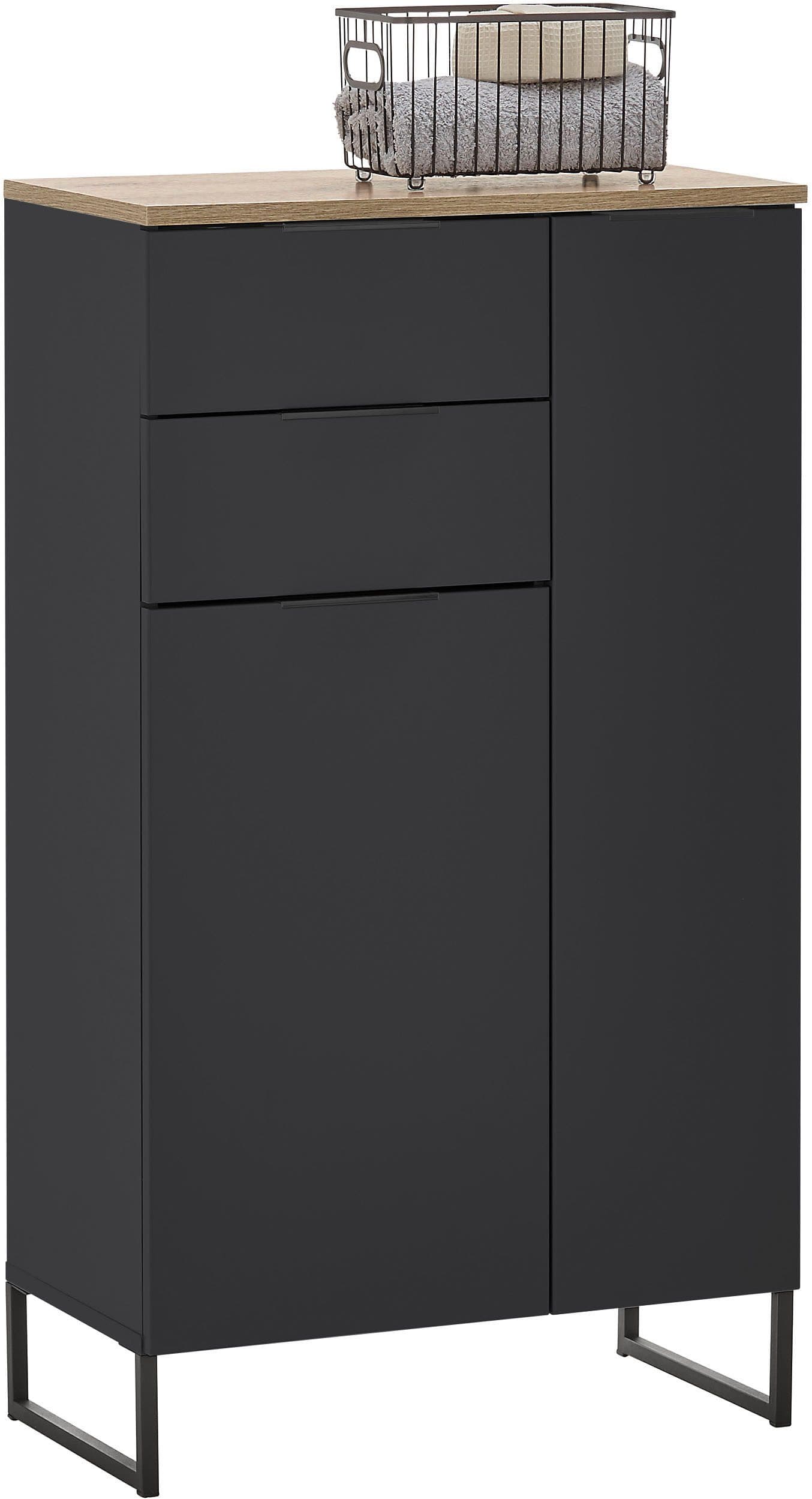 BASIC by Balculina Midischrank Denver | Schwarz