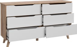 Forte Schubkastenkommode Vankka | Holztöne