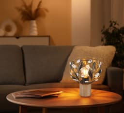 GLOBO LIGHTING Tischleuchte MIKA | Braun