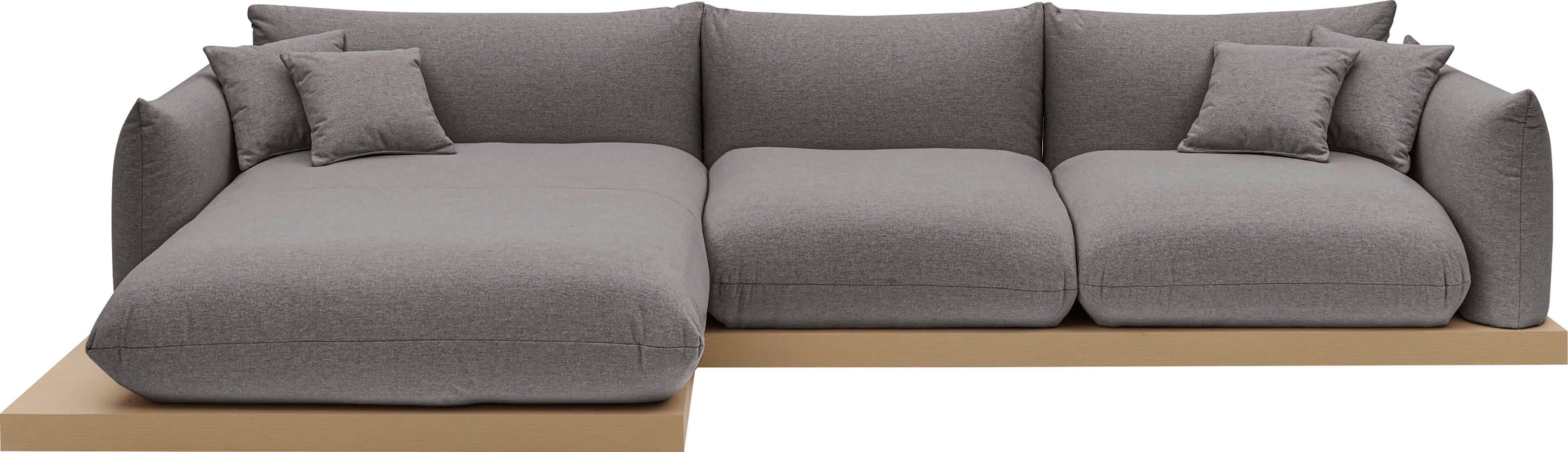 OTTO home Ecksofa Kalix L-Form | Grau