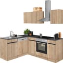 OPTIFIT Winkelküche Roth | Holztöne